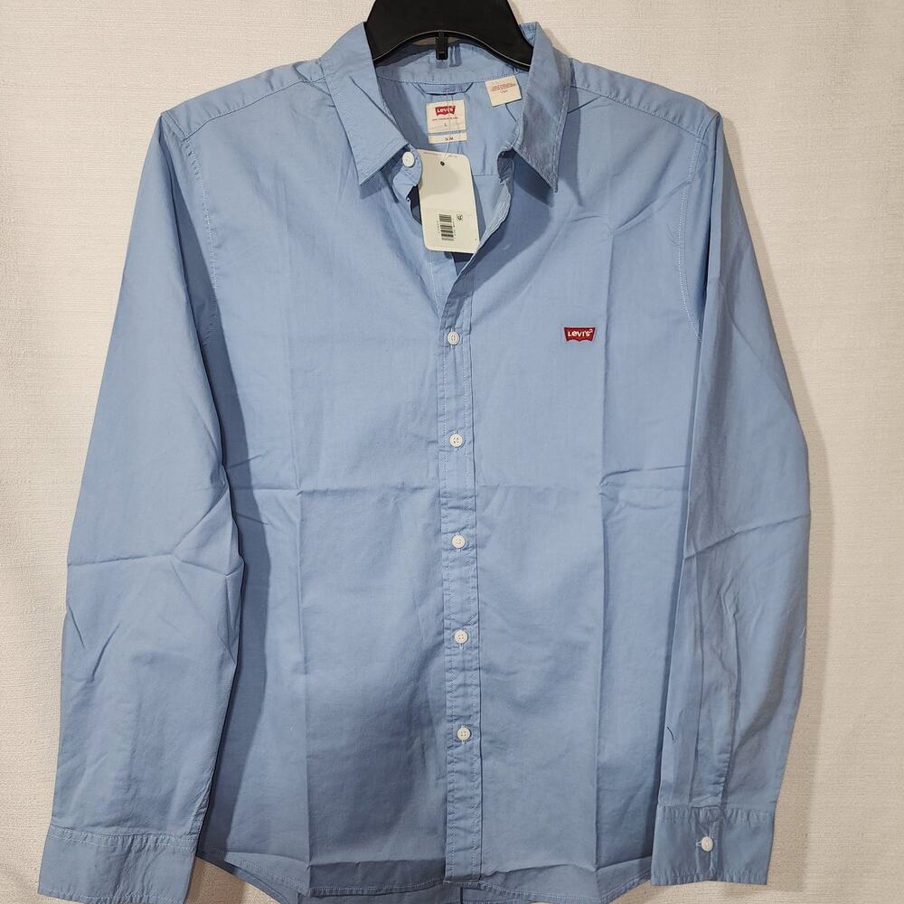 Levi's battery house mark slim fit button down shirt men's Large